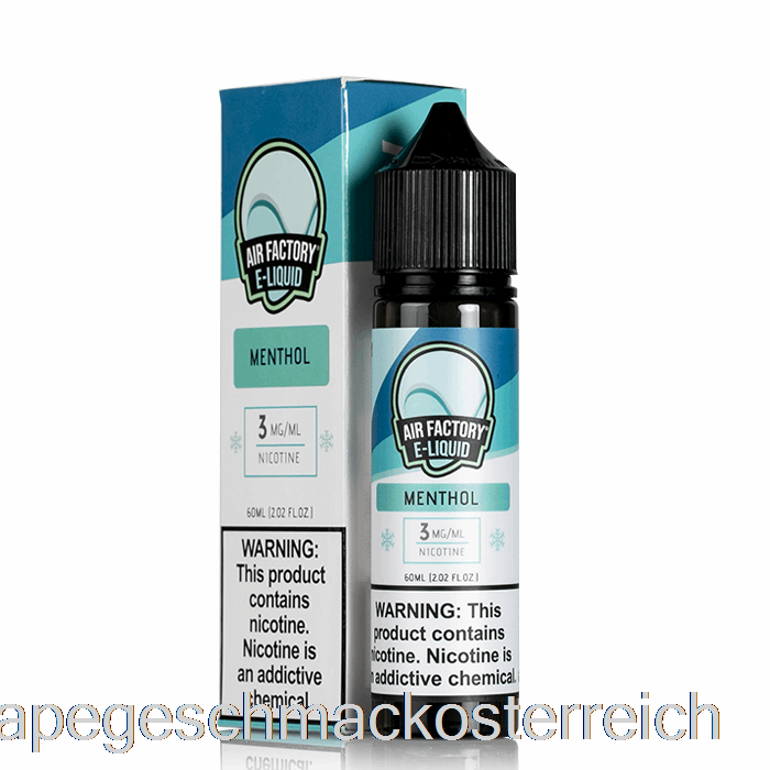 Menthol – Air Factory E-Liquid – 60 Ml, 6 Mg Vape-Geschmack